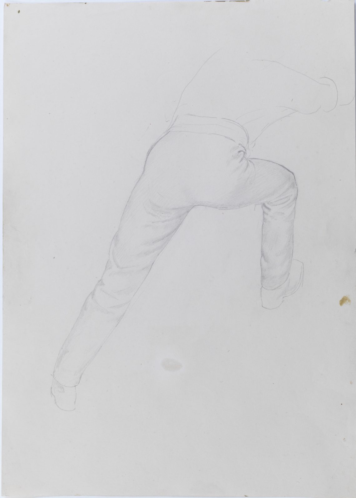 Henry_Lamb_Sketch-for-figure-in-advance-dressing-station-on-the-struma-1916-C15, 35.3 x 25.3cm