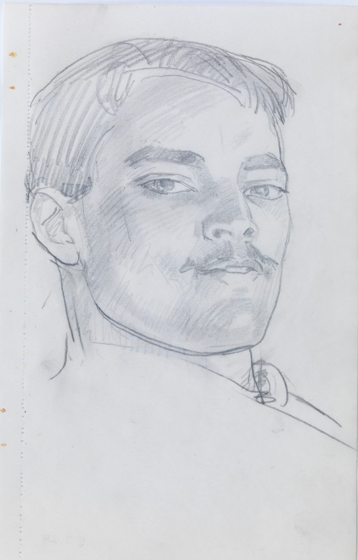 Henry_Lamb_Portrait-from-Fecamp-E3.24, 22.7 x 14.6 cm,