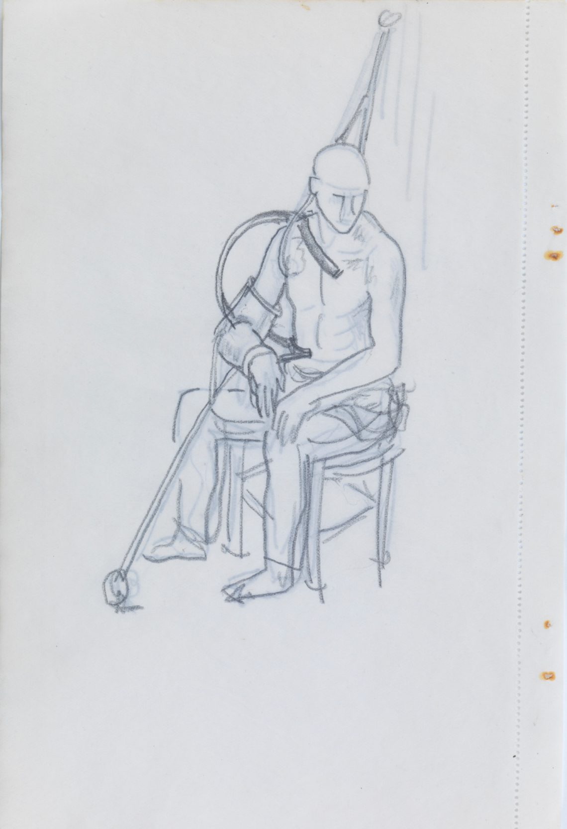 Henry_Lamb_Seated-Pateient-E.5.63, 22.7 x 14.5 cm,